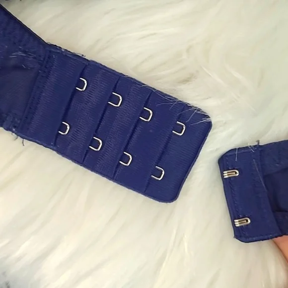 Victoria's Secret Wireless Lace Floral Metallic Lightly Lined Bra Womens 34D - Picture 11 of 11